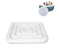 Couverture de Spa Gonflable Ronde,Couverture de Spa à économie d'énergie pour Spa,avec Valve de gonflage et de dégonflage Rapide et Facile,Coupe-Vent, imperméable, Anti-Neige et isolée (Square 165cm)