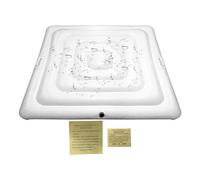 Couverture De spaGonflable - Couvercle De spaPliable, Coussin Isolant Résistant Aux UV avec Poignée, Protecteur De Coussin Carré pour Baignoire spaGonflable | Idéal pour Une Utilisation en Camping