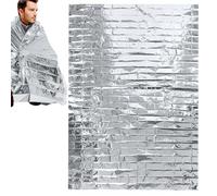 Couverture de survie - Couverture thermique pour aventure en plein air, tapis multifonctionnel de rétention de la chaleur pour la protection, feuille d'isolation légère pour le camping, équipement de