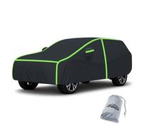 Couverture de SUV Anti-Neige et Étanche pour Mustang 3gen LX Hatchback 1984-1993 Housses Voiture,Personnalisable, Tout-Temps, Protection Solaire/UV, Anti-Rayures,6 Bandes Réfléchissantes