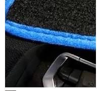 Couverture De Tableau Bord Voiture pour Mazda 3 M3 BL 2009 2010 2011 2012 2013, Tapis Automobile, Antidérapant(Blu)