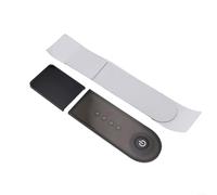 Couverture de tableau de bord en plastique pour scooter électrique M365/Pro, noir ABS, coque de protection d'écran avec autocollant pour accessoires d'équitation en plein air (pour M365)