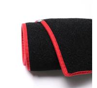 Couverture de tableau de bord en tapis Accessoires Voiture Couverture Tableau Bord DashMat Pare-soleil Tapis Tapis Pour Toyota Pour Harrier XU30 2004-2013(Rosso,RHD)