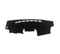 Couverture de tableau de bord en tapis Tapis Couverture Tableau Bord Style Voiture Accessoires D'instruments Pour Toyota Pour RAV4 XA30 2006 - 2012 LHD RHD(Rosso,LHD)