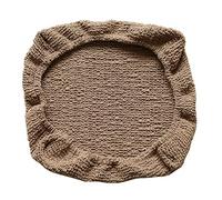 Couverture de Tabouret Carré Housse Pouf Tabouret Pour De Ottoman Repose-pieds Extensibles Housse Chaise de Piano Protection Couvre Canapé Couverture Repose-pied ( Color : Apricot , Size : 4 pièces )