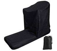 Couverture de Tapis Roulant en Forme de L Housse de Protection étanche à la poussière Fournitures intérieures extérieures Noires