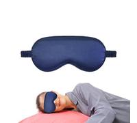 Couverture de teinte de sommeil oculaire - masques pour les yeux avec sangle réglable pour dormir | Couverture oculaire Soft Satin Blindfold | Masque pour les yeux black0ut doux pour hommes