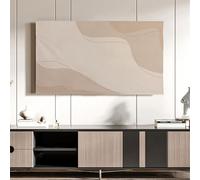 Couverture de télévision artistique à motifs géométriques, couverture de télévision murale LCD LED intérieure et extérieure, housse de protection étanche et protection solaire for écran(C,70in)