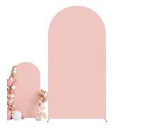 COUVERTURE DE TELLE TROUPE - DÉCORATIVE OVAL DES SOINS ARCHES | Couvertures de toile fond pour la fête, le mariage, baby shower, cérémonie Décoration d'affichage cabine photo configuration et style de