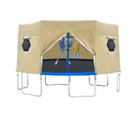 Couverture de Tente de Trampoline | 305cm Tente pour Trampoline | Couverture de Pare-Soleil detrampoline | Tenteadaptée pour Trampoline Rond À 6 Poteaux Droits