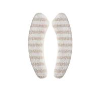 Couverture de toilette et couvercles de réservoir Toilet Seat Cover Multicolor Stripe 36x9cm Crystal Velvet(Beige)