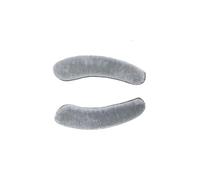 Couverture de toilette et couvercles de réservoir Toilet Seat Cover Pack of 2 Gray Flannel Memory Foam Washable Universal Fit 38x10cm