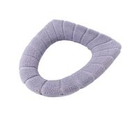 Couverture de toilette et couvercles de réservoir Universal Toilet Seat Cushion Cover Multicolor(Grey)