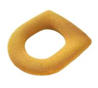 Couverture de toilette et couvercles de réservoir Warm Knitting Toilet Seat Cover for Winter Multicolor 36x44cm(Yellow)