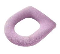 Couverture de toilette et couvercles de réservoir Warm Knitting Toilet Seat Cover for Winter Multicolor 36x44cm(Pink)