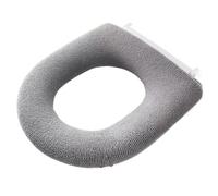 Couverture de toilette et couvercles de réservoir Warm Knitting Toilet Seat Cover for Winter Multicolor 36x44cm(Grey)