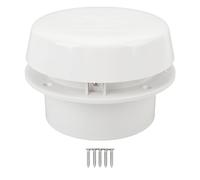 COUVERTURE DE TOIT CARAVANE 155 mm de champignon rond Route à reniflard Évent avec écran d'insectes adapté à Caravan van Motorhome Salle de bain Warehouse Lounge
