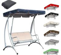 Couverture de toit pivotant Hollywood, imperméable, remplacement universel, auvent solaire 2-3 places, for une installation facile(Blue,249x185x18cm)