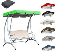 Couverture de toit pivotant Hollywood, imperméable, remplacement universel, auvent solaire 2-3 places, for une installation facile(Green,195x125x15cm)