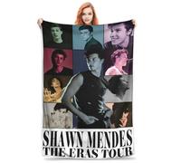 Couverture De Tournée Shawn Mendes Singer The Eras, Chaude Et Moelleuse, Pour Canape, 127 X 152 Cm, Plusieurs Tailles Disponibles.