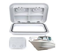 Couverture de trappe de bateau - Rectangle d'accès aux couvercles de trappe | Couvercle de trappe de bateau | Trappe de pont rectangulaire pour bateau | Accessoires marins de protection