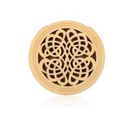 Couverture de Trou de Son en Bois de Guitare, Bois Eponge Protecteur de Bloc de Couverture de Trou de Son de Guitare pour Guitare Classique Acoustique 40/41 pouces (#6 Happy Knot)