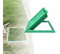 Couverture de trou d'homme invisible en résine - Bâche de gazon intégrée pour Sewa Tan (avec e) - Housse de pluie F (70 cm) - et Dist Solut pour l'aménagement paysager