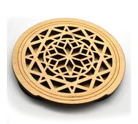 Couverture de Trou Sonore de Guitare Couvercle de trou son en bois for guitare multi-types, support, bloc tampon(COLOR-1)