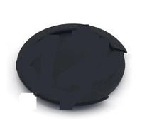 Couverture de Trou Sonore de Guitare Couvercle de trou son guitare, bloc support for classique, Folk acoustique, noir 86/100MM(86mm)