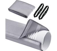 Couverture de tuyau de climatisation VEVOR, couverture de ventilation de gaine AC, gaine isolante pour tuyaux d'évacuation d'air de 12,7 cm & 15 cm de diamètre, gris