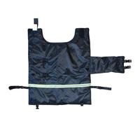 Couverture de veau imperméable double face avec bande réfléchissante, manteau de chèvre chaud pour les soins d'hiver des poulains chevaux, écurie participation