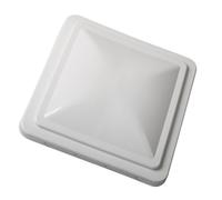 Couverture de ventilation-constructive RV Fiche de fenêtre en plastique-toit en plastique, accessoires de camping-car | Lumière de couplage de 14 pouces avec ventilation stable, capot de toit statique