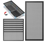 Couverture de ventilation pour enregistrement au sol, couvertures de ventilation de sol magnétiques - Couverture en maille d'écran de ventilation magnétique de 8 pièces, Couverture d'écran
