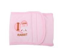 Couverture de Ventre de bébé, Ceinture de Ventre de bébé, Bande de Soutien de Taille pour Enfants, Garde au Chaud, Protection du Ventre de bébé pour Tout-petit (Rose)