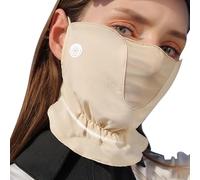 Couverture de visage de golf, couverture de visage Masque, Masque de protection du soleil pour le visage pour les femmes, Activités de plein air Écarpe d'usure de loisirs à moitié en mailles pour l'al