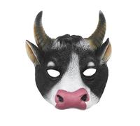 Couverture de visage de vache d’Halloween - Couvre-visages pour couvre-chefs, Couvre-chef d'Halloween, couvre-visages avec | boules t votre amour pour Halloween. La couverture est cpour bals de promo