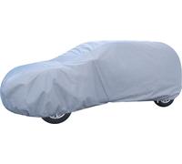 Couverture de voiture Garage complet pour limousine Imperméable au vent Protection UV Bâche respirante résistante aux intempéries pour pluie poussière neige et protection solaire Suv/Minivan Argent 45