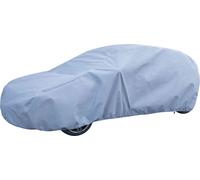 Couverture de voiture imperméable Garage complet pour limousine Respirant Protection UV Imperméable à la poussière Bâche de protection contre les intempéries été hiver Pluie et neige Hatchback Argent 