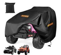 Couverture de voiture pour enfants 420D imperméable de voiture universelle pour roues électriques Jeep et véhicules électriques pour petits enfants protection toutes saisons avec 3 bandes