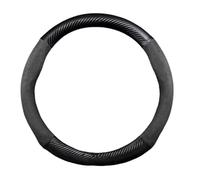 Couverture De Volant De Voiture Housse Volant Voiture pour Mitsubishi pour Outlander pour Pajero ASX Colt pour Lancer EX Evolution X L200 pour Triton Ralliart(Black)