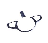 Couverture De Volant Intérieur De Voiture, Cadre De Garniture en Fiber De Carbone Noire, Style pour B&MW Série 3 G20 2019 2020 2021 2022 Couvre Volant Voiture