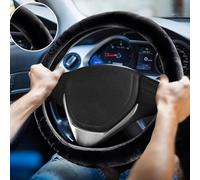 Couverture de Volant pour Seat Arona (AB Bj.2017), de Mouton Duveteuse Chaude Durable et Très Élastique Convient Housse de Volant,O