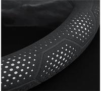 Couverture De Volant Voiture en Cuir Microfibre Suédé Fiber Carbone pour Audi Q3 Q5 Q7 A3 A4 A5 A6 A7 RS3 RS4 RS5 TT(O Carbon Blue2)