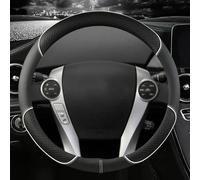 Couverture De Volant Voiture en Forme O Accessoires D'intérieur pour Prius 30 20 pour V pour C pour Prime(Wit)