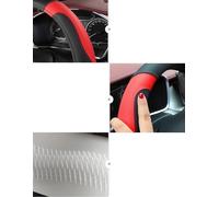 Couverture De Volant Voiture en Forme O Accessoires Intérieur pour Golf 4 5 6 pour Beetle pour Touran B5(Blu)