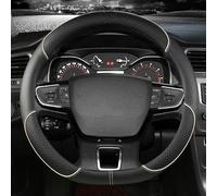 Couverture De Volant Voiture Type D Accessoires D'intérieur pour Citroën C3-XR pour Elysee C4 pour Sega 2014 2015 - 2021 Simple à Installer(Beige)