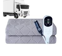 Couverture De Voyage Chauffante - Tapis Chaud Électrique 12 V Pour Véhicule, Housse Chauffante De Protection Contre La Surchauffe | Couverture Confortable Pour Voiture, SUV, Camping-car, Pour Voyage S