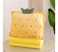 Couverture de voyage et de sieste, oreiller 3 en 1, mains chaudes, convient pour les enfants et la sieste au bureau