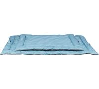 Couverture de voyage Samoa Classic 85 × 70 cm bleu glacé/gris