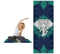 Couverture de yoga Taille du tapis de serviette en microfibre, antidérapant | Serviette de yoga chaude super absorbante pour l'entraînement Fitness Pilates Entraînements Accessoires de